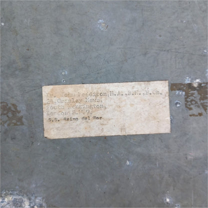 Early C20th Metal Travelling Trunk - Miscellaneous