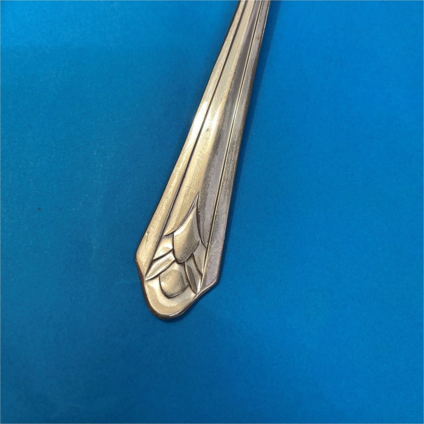 Early C20th Silver Plate Serving Forks - Silver