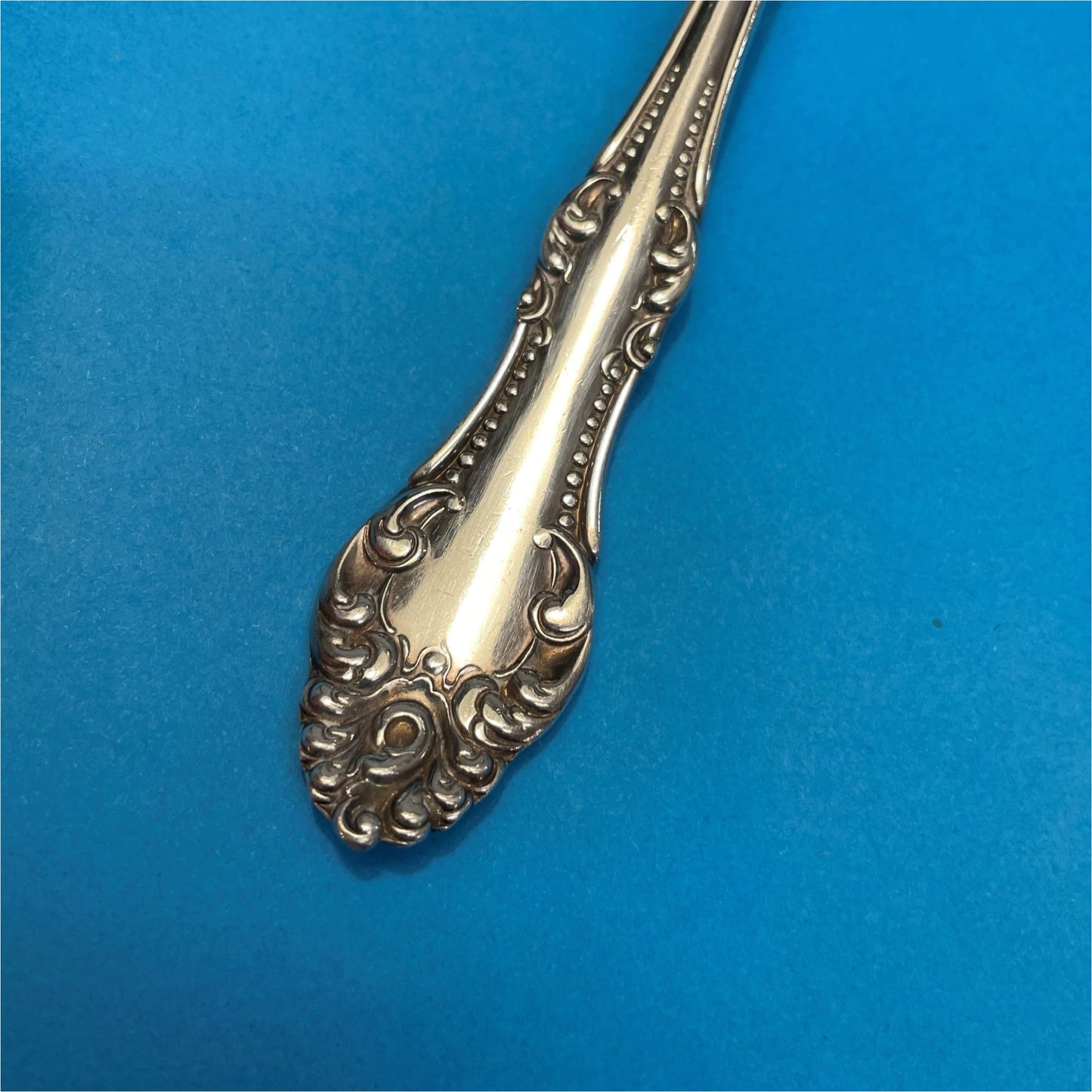 Early C20th Silver Plate Serving Forks - Silver