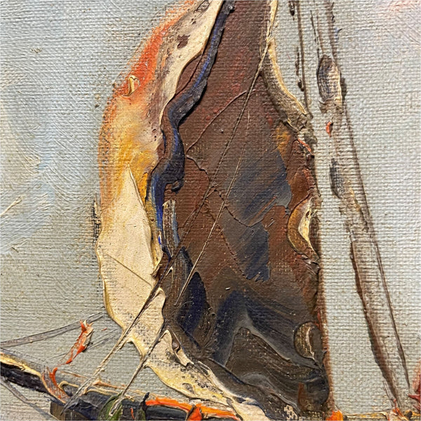 Figures On A Boat - Art
