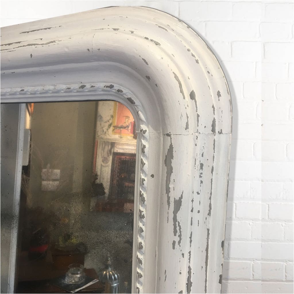 French Mirror. 19th Century with original foxed mirror plate - Mirrors