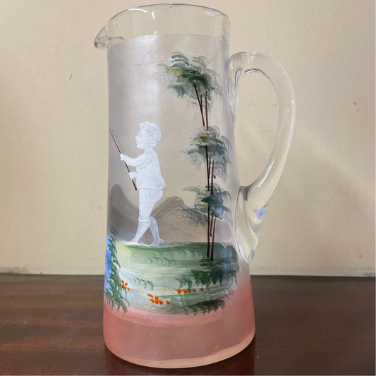 Frosted Lemonade Jug - Glass