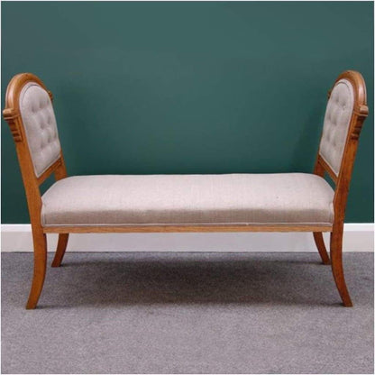 Furniture - Art Deco Oak Window Seat