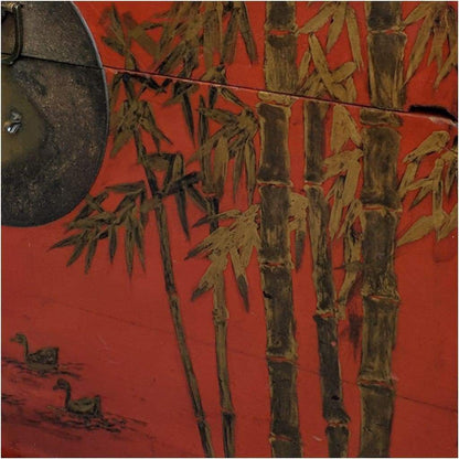Furniture - Chinese Red Lacquer Chest