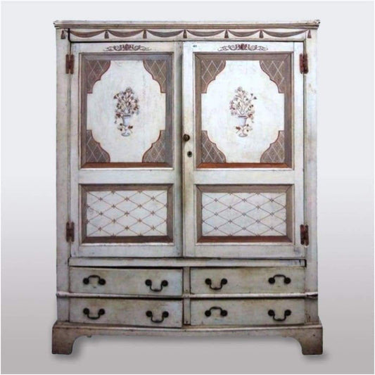 Furniture - George III Cupboard Painted By Fleur Cowles