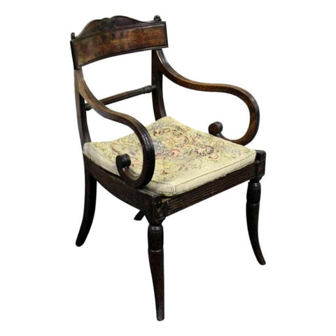 Furniture - George III Mahogany Chair
