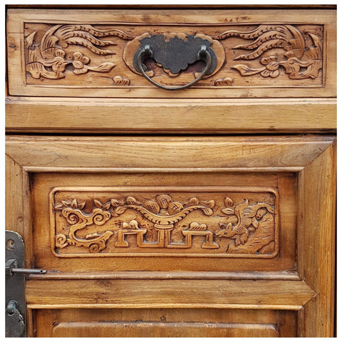 Furniture - Hand Carved Chinese Cabinet