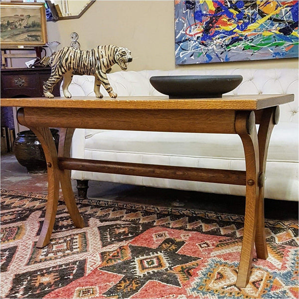 Furniture - Oak Rectangular Coffee Or Side Table