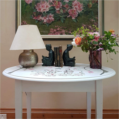 Furniture - Painted Mahogany Table