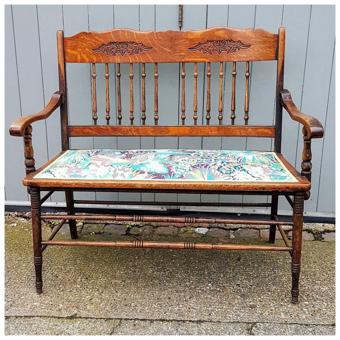 Furniture - Two Seater Oak Bench