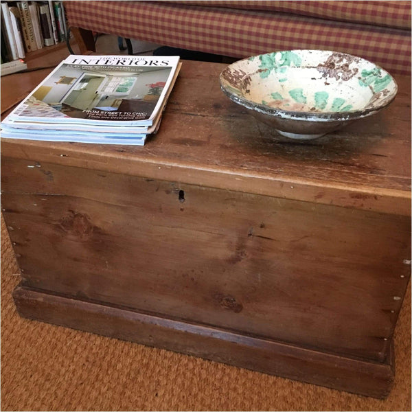 Furniture - Victorian Pine Blanket Or Storage Box