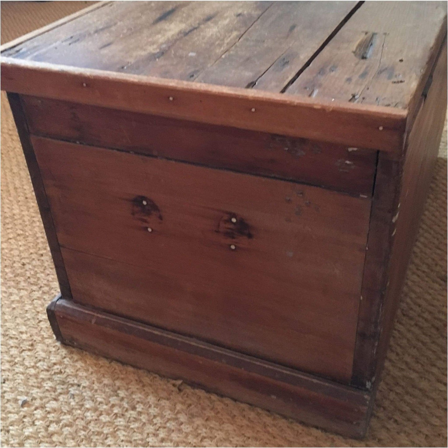 Furniture - Victorian Pine Blanket Or Storage Box