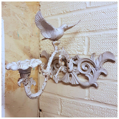 Garden - Cast Iron Bird Wall Sconce