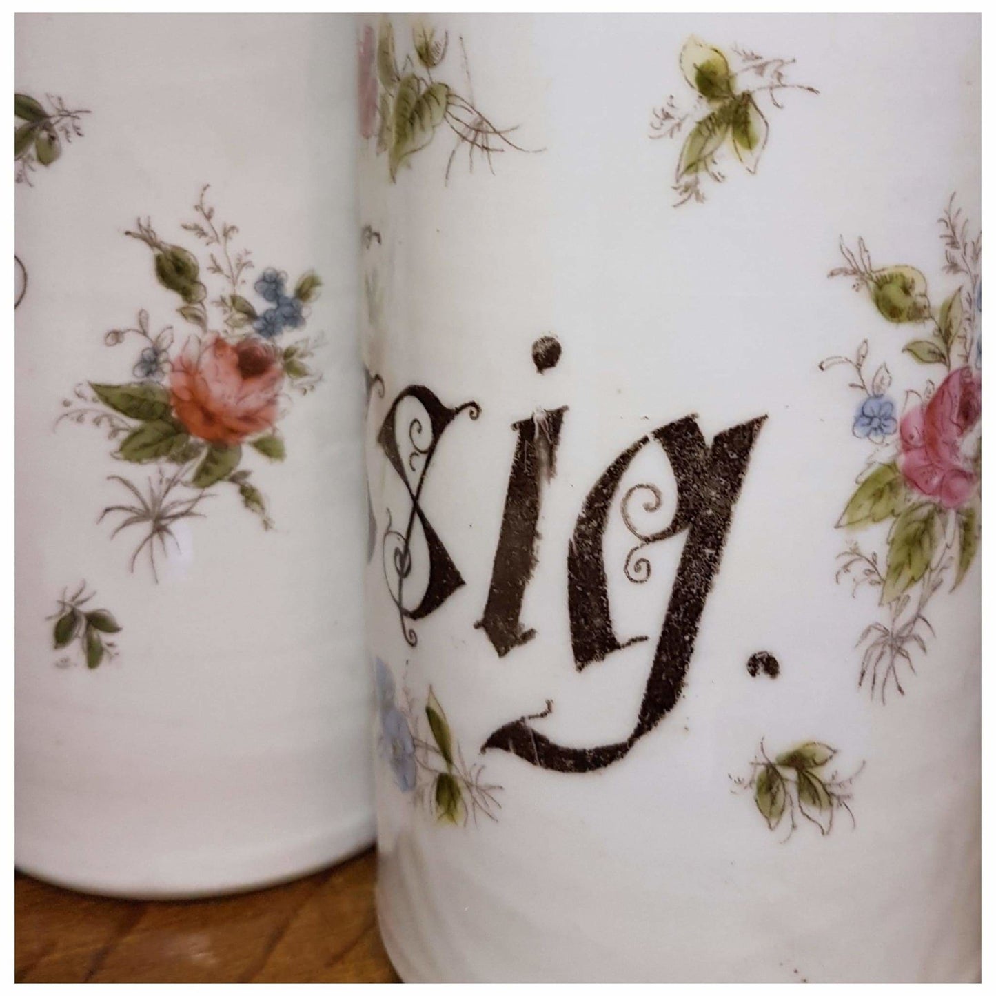 Ceramics - German Porcelain Oil And Vinegar Pitchers