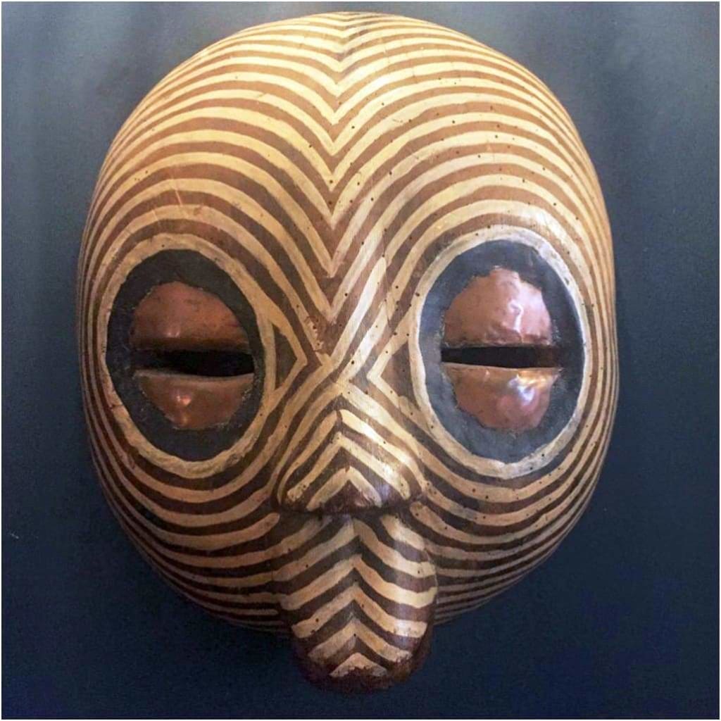 Glass - Ghana Ashanti Mask