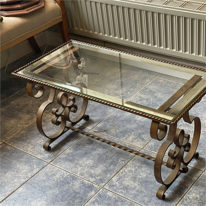 Gilt And Glass Coffee Table - Furniture