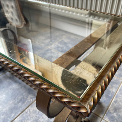Gilt And Glass Coffee Table - Furniture
