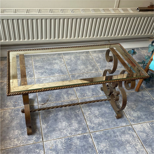 Gilt And Glass Coffee Table - Furniture