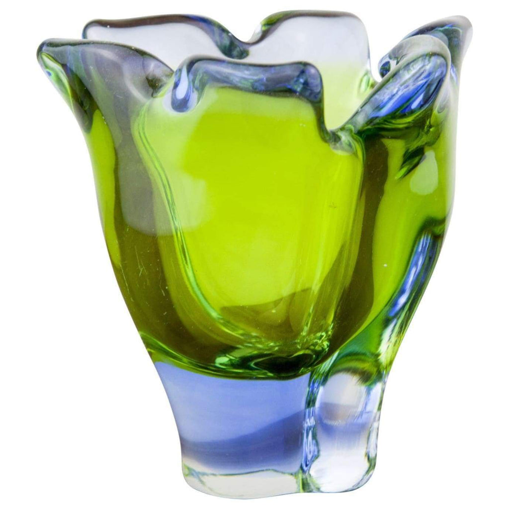 Glass - Green Studio Glass Vase