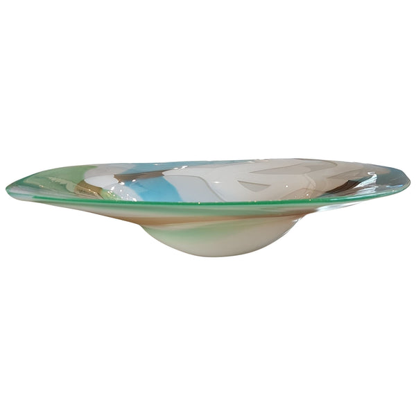 Glass - Large Multicolour Glass Bowl