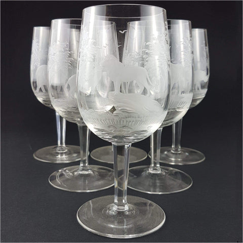 Glass - Rowland Ward Wine Glasses, Set Of 12