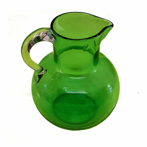 Glass - Victorian Green Glass Jug