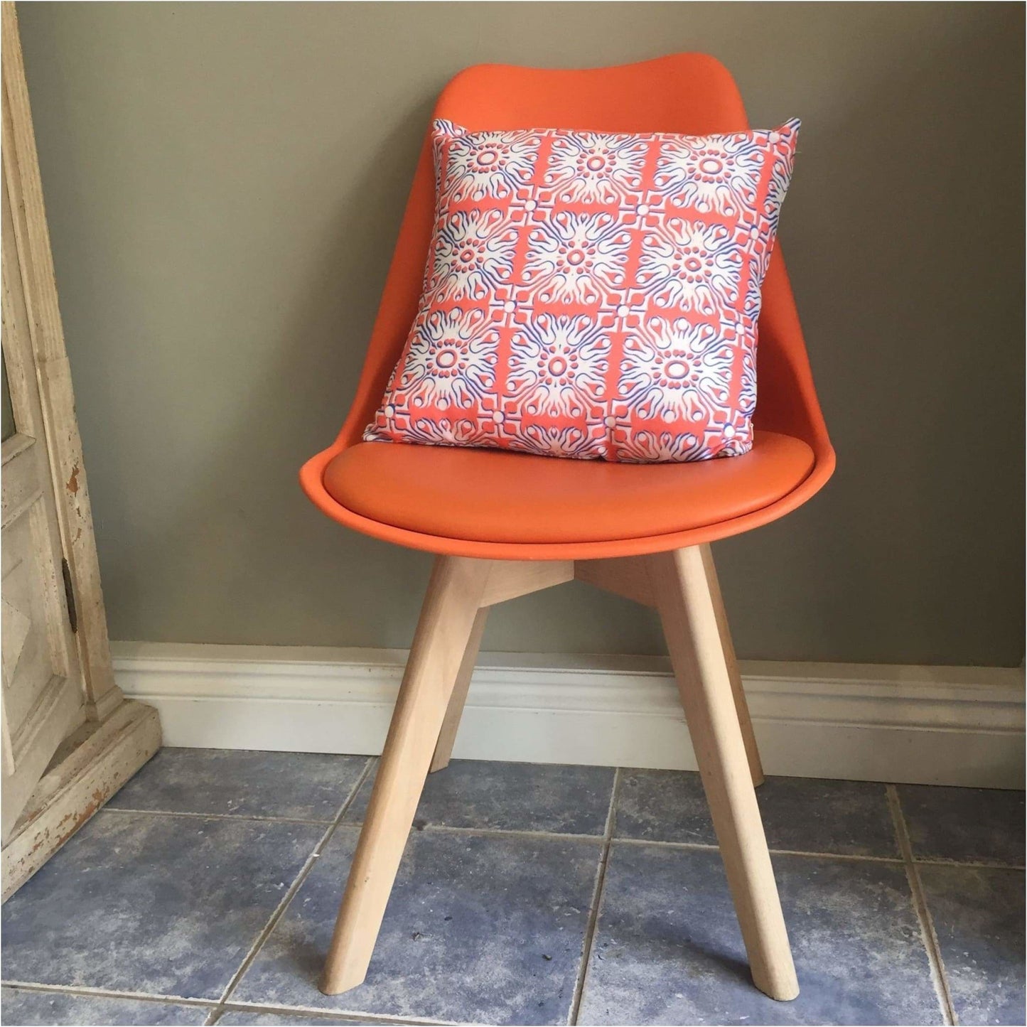 Furniture - Habitat Orange Jerry Chair