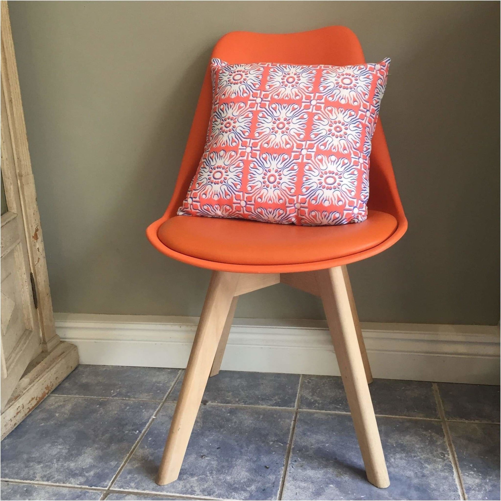 Furniture - Habitat Orange Jerry Chair