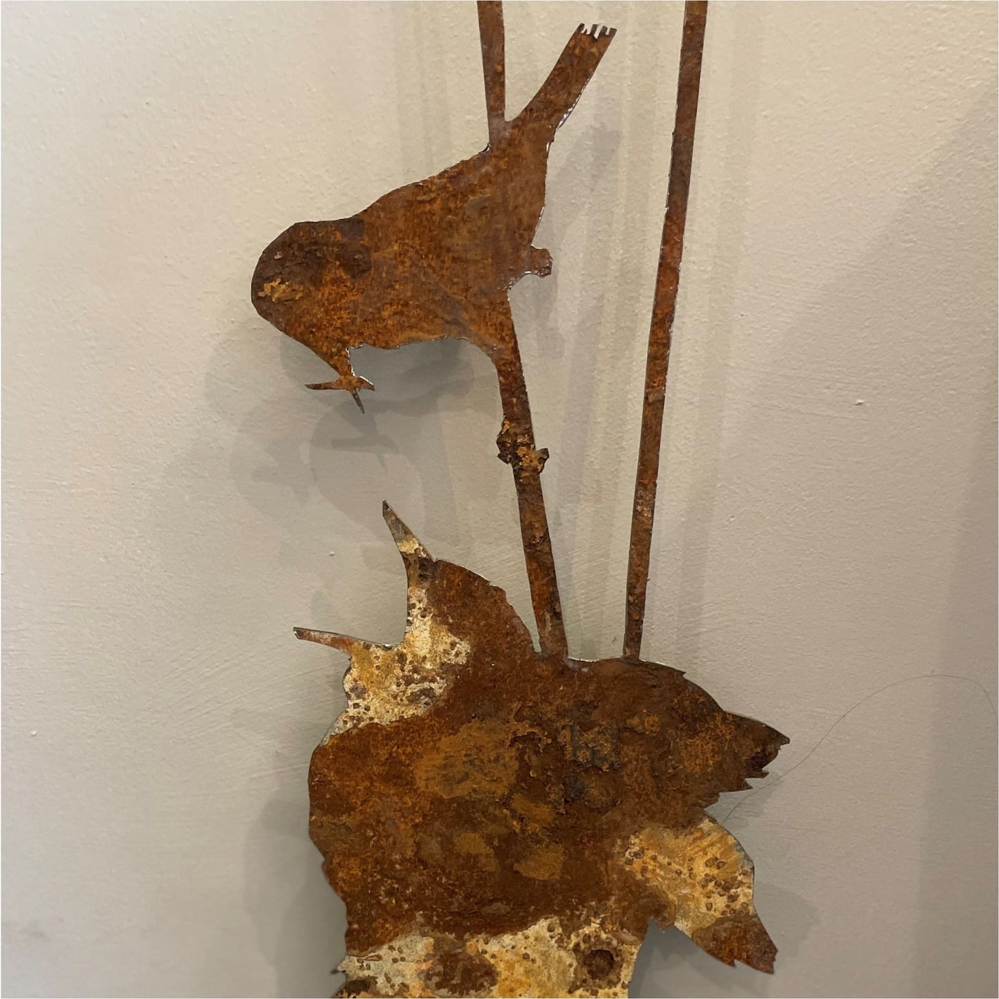 Handcut Zinc Bulrushes - Garden