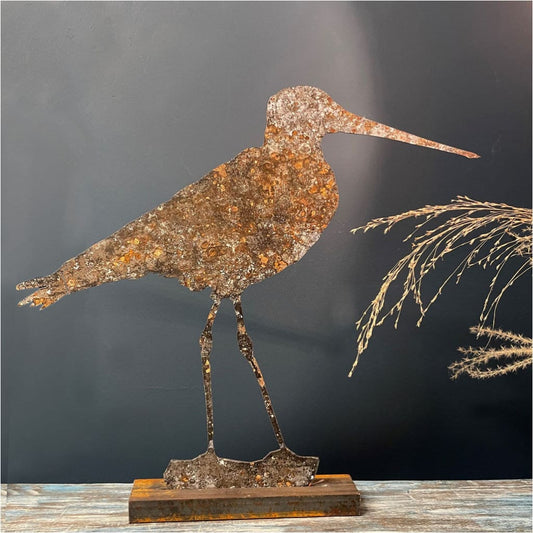 Handcut Zinc Godwit - Garden