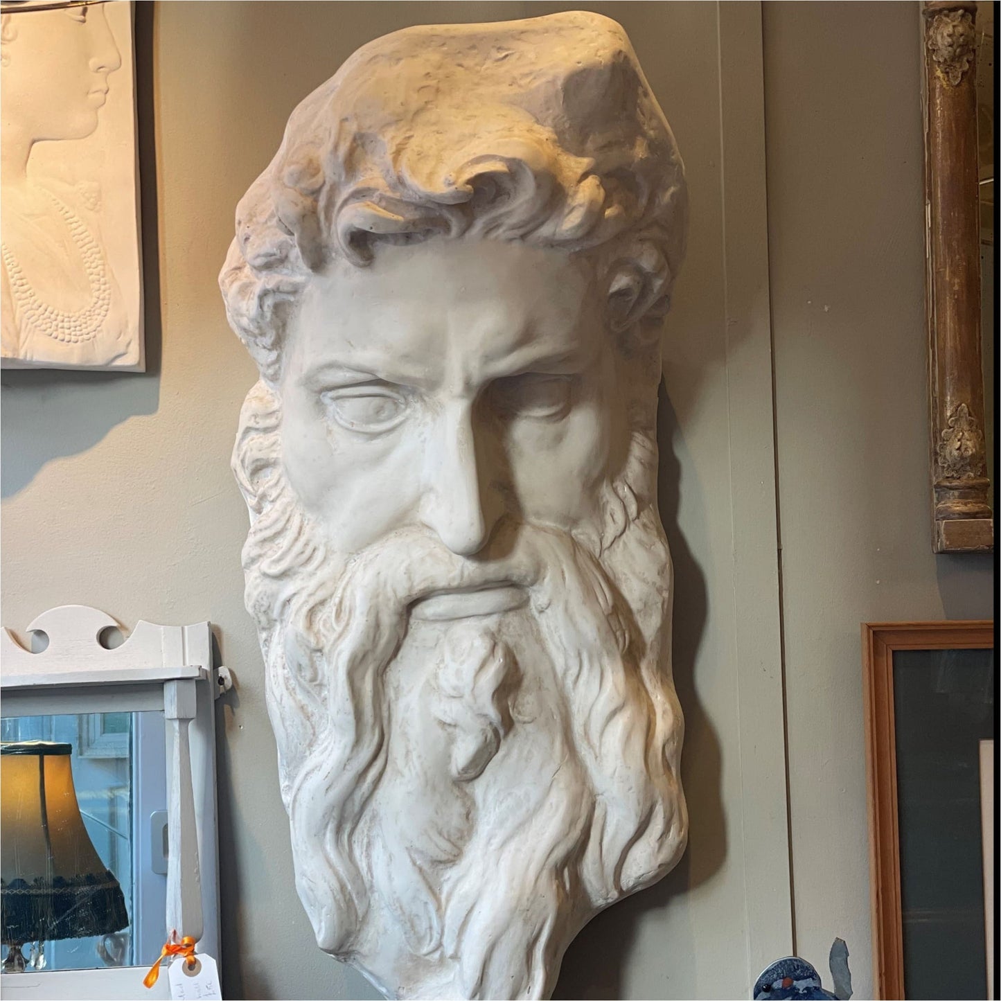 Head Of Moses Wall Sculpture - Miscellaneous