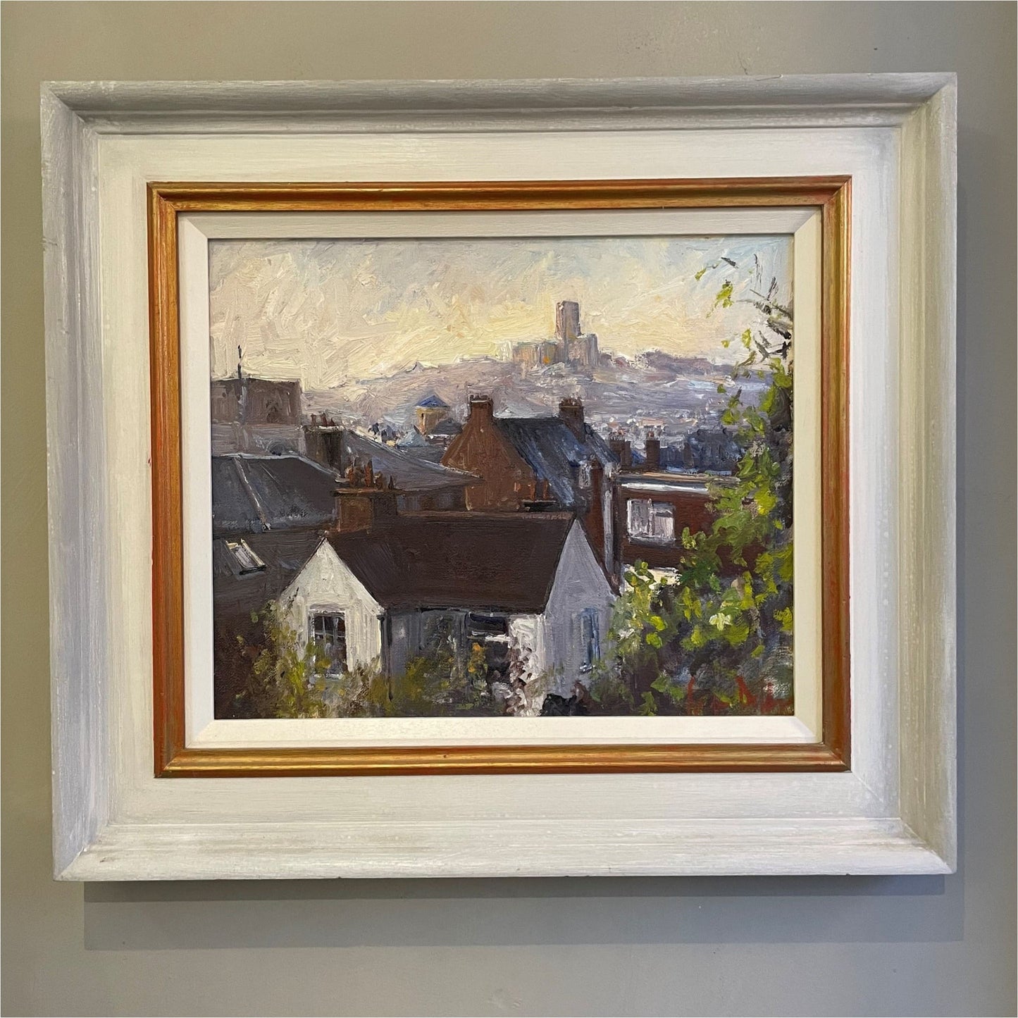 Impressionist Townscape Oil - Art