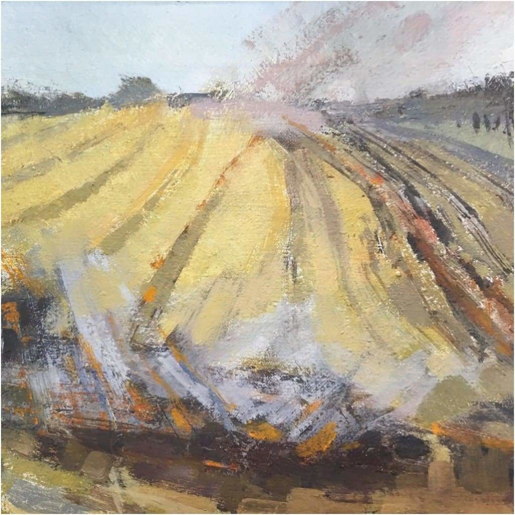 Art - Joan Elliott Bates, Cut Cornfield