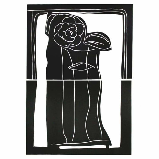 Joan Hernandez Pijuan - A Vase With Flowers