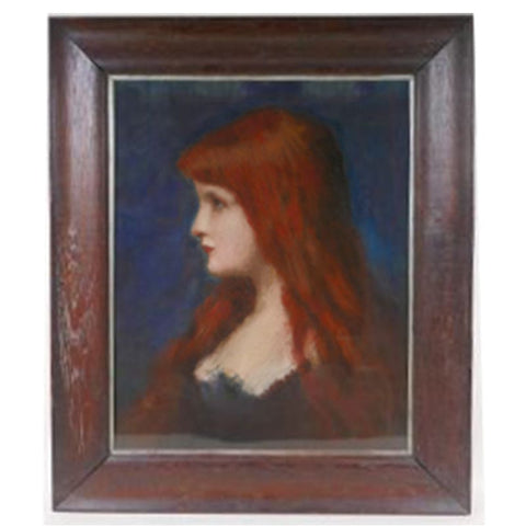 Lady With Red Hair - Art