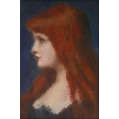 Lady With Red Hair - Art
