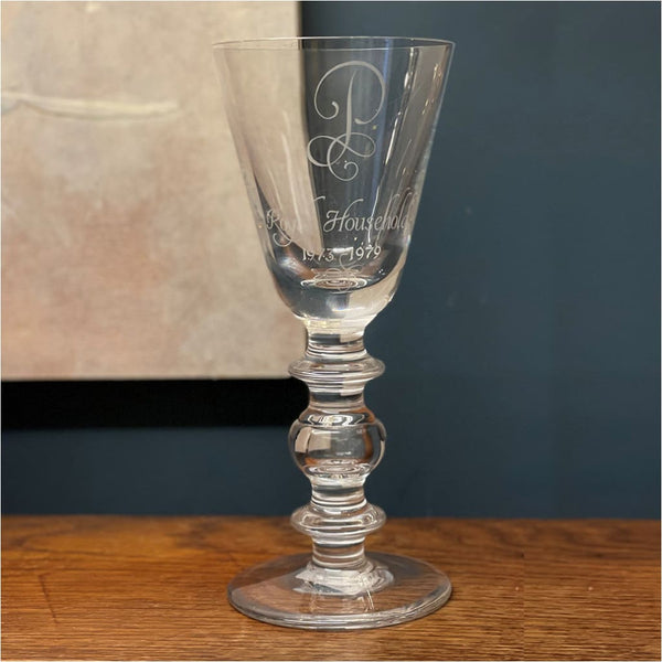 Large Commemorative Goblets - Glass