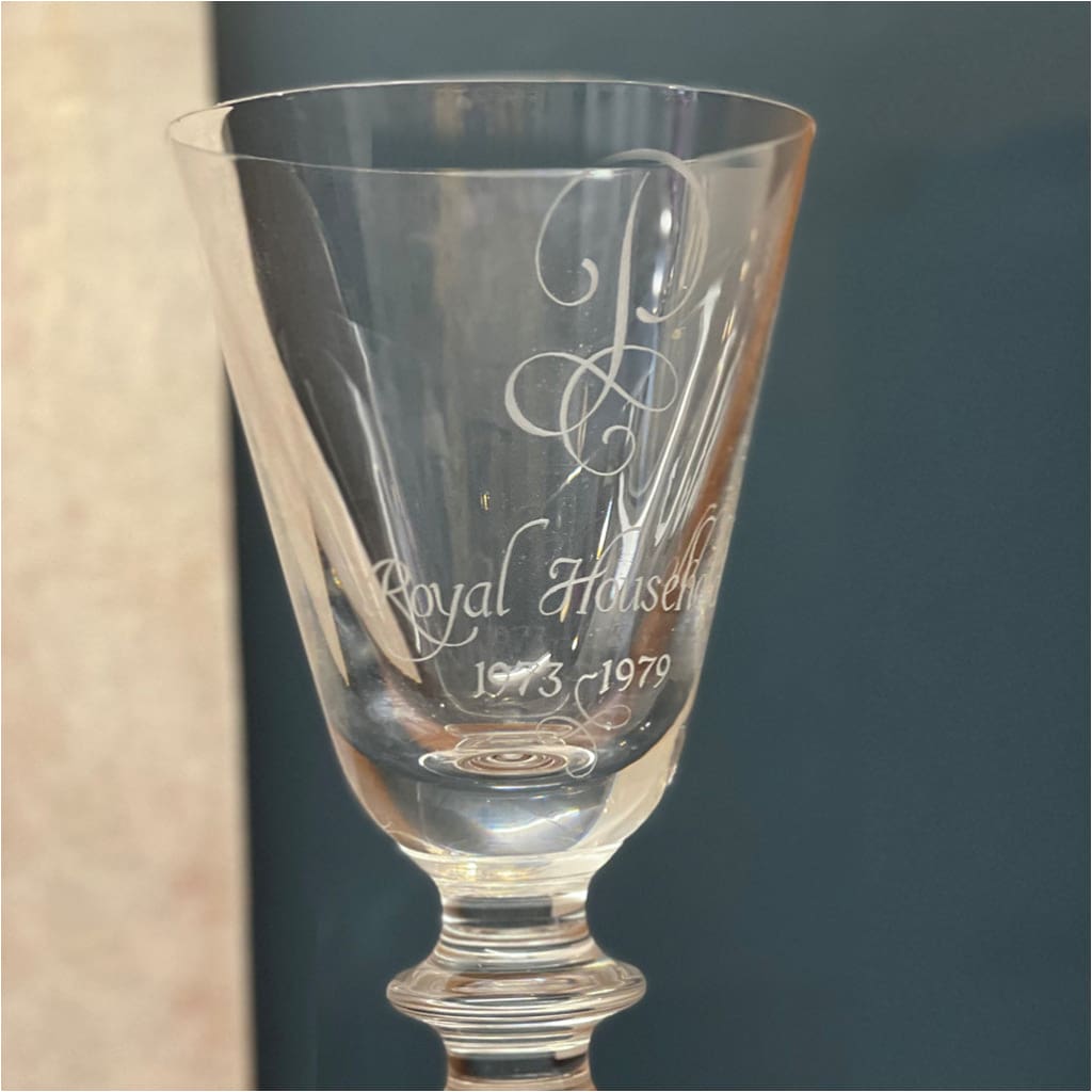 Large Commemorative Goblets - Glass