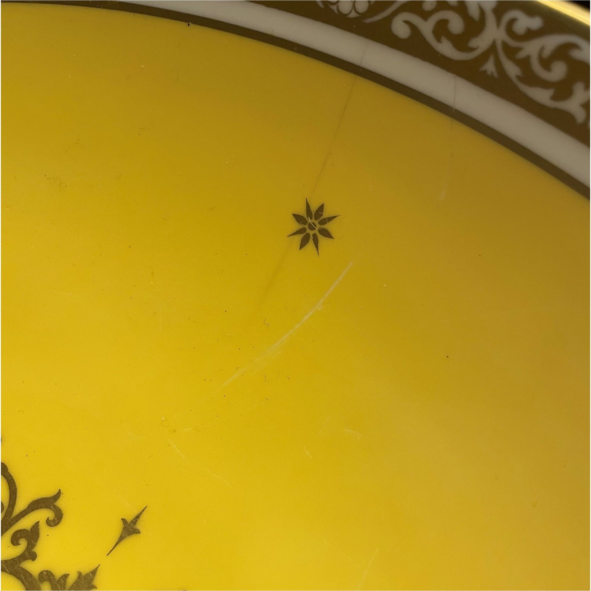 Large Minton Yellow Bowl - Ceramics