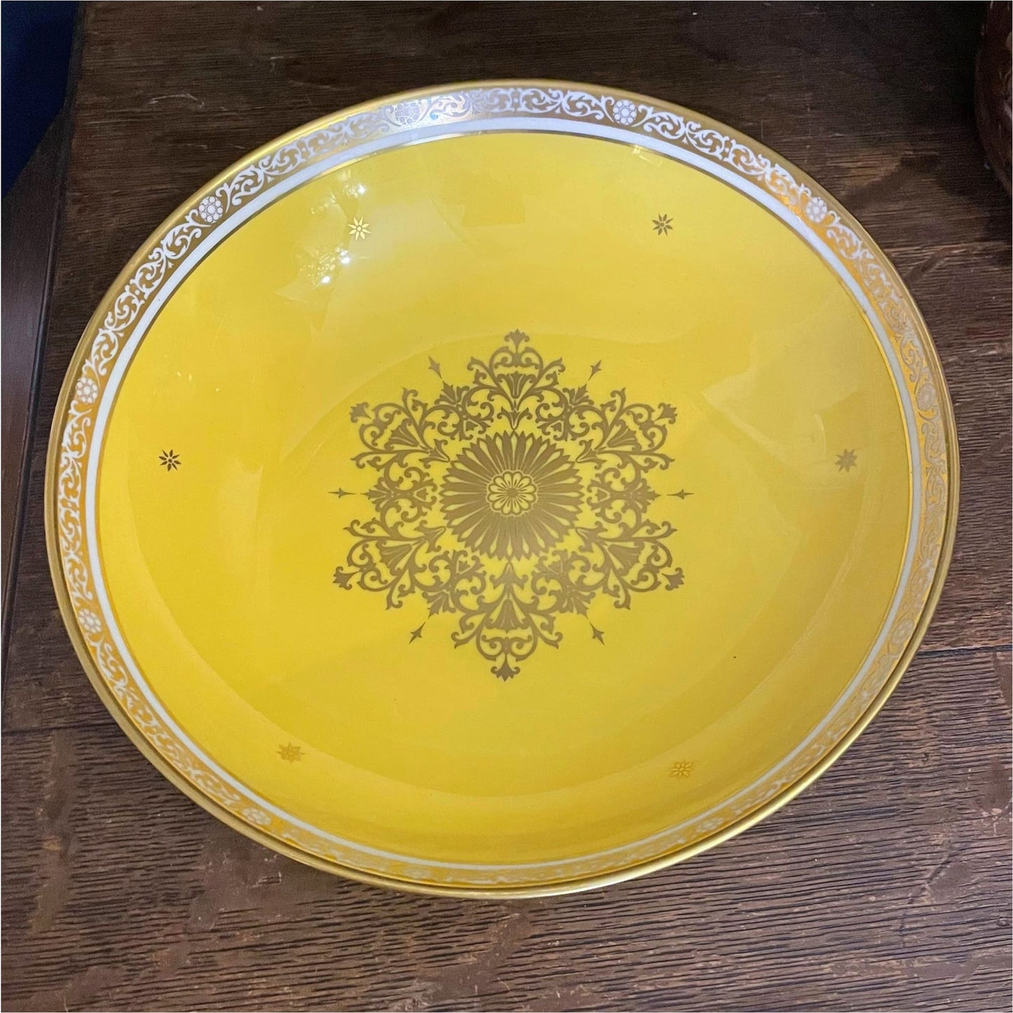 Large Minton Yellow Bowl - Ceramics