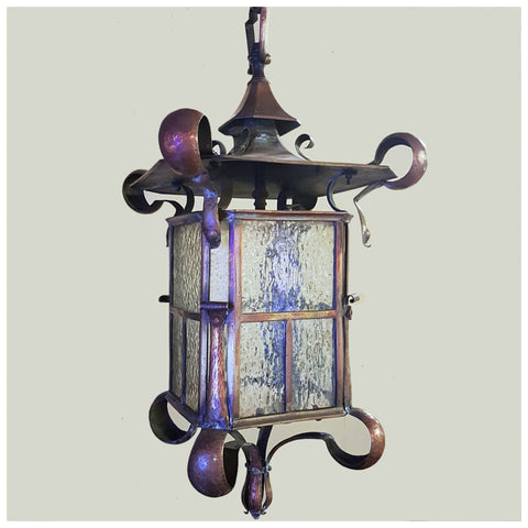 Lighting - Folded Copper Hall Lantern