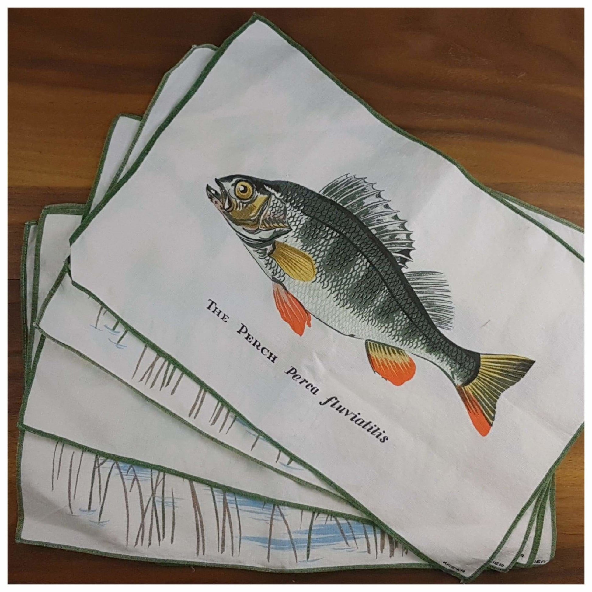 Linen - Midcentury Kreier Linen Placemats