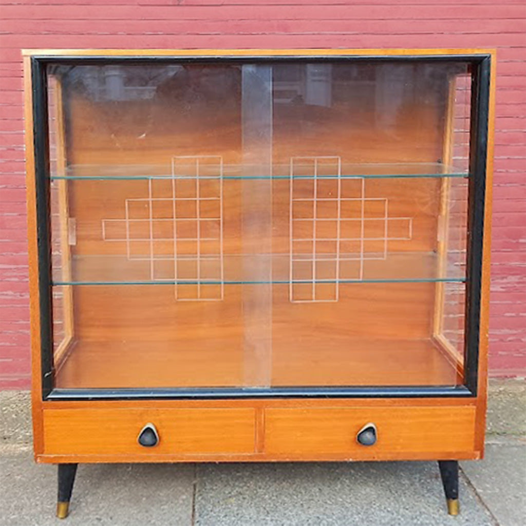 Midcentury Glass Cabinet