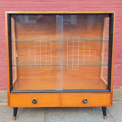 Midcentury Glass Cabinet