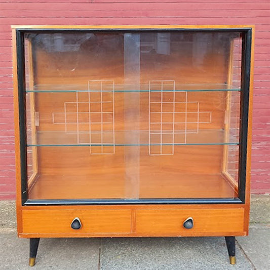 Midcentury Glass Cabinet