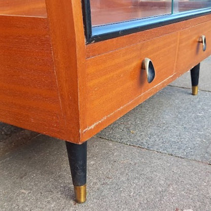 Midcentury Glass Cabinet