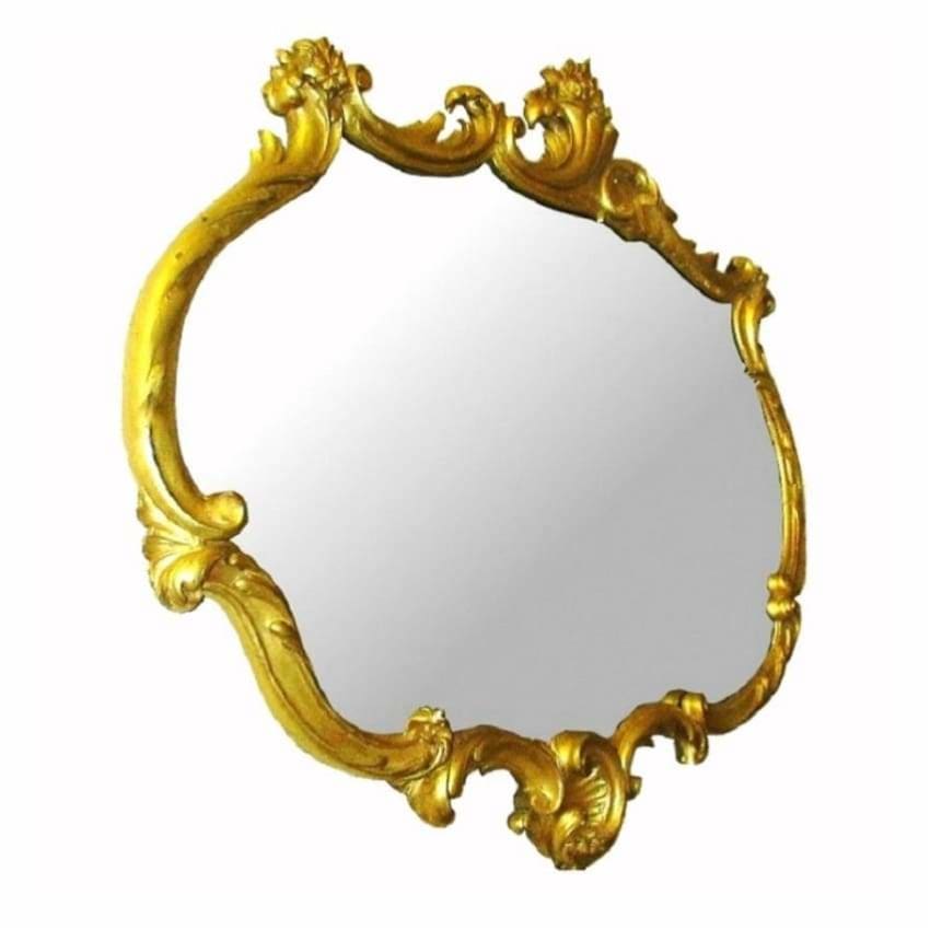 Mirrors - French Gesso Gilt Mirror