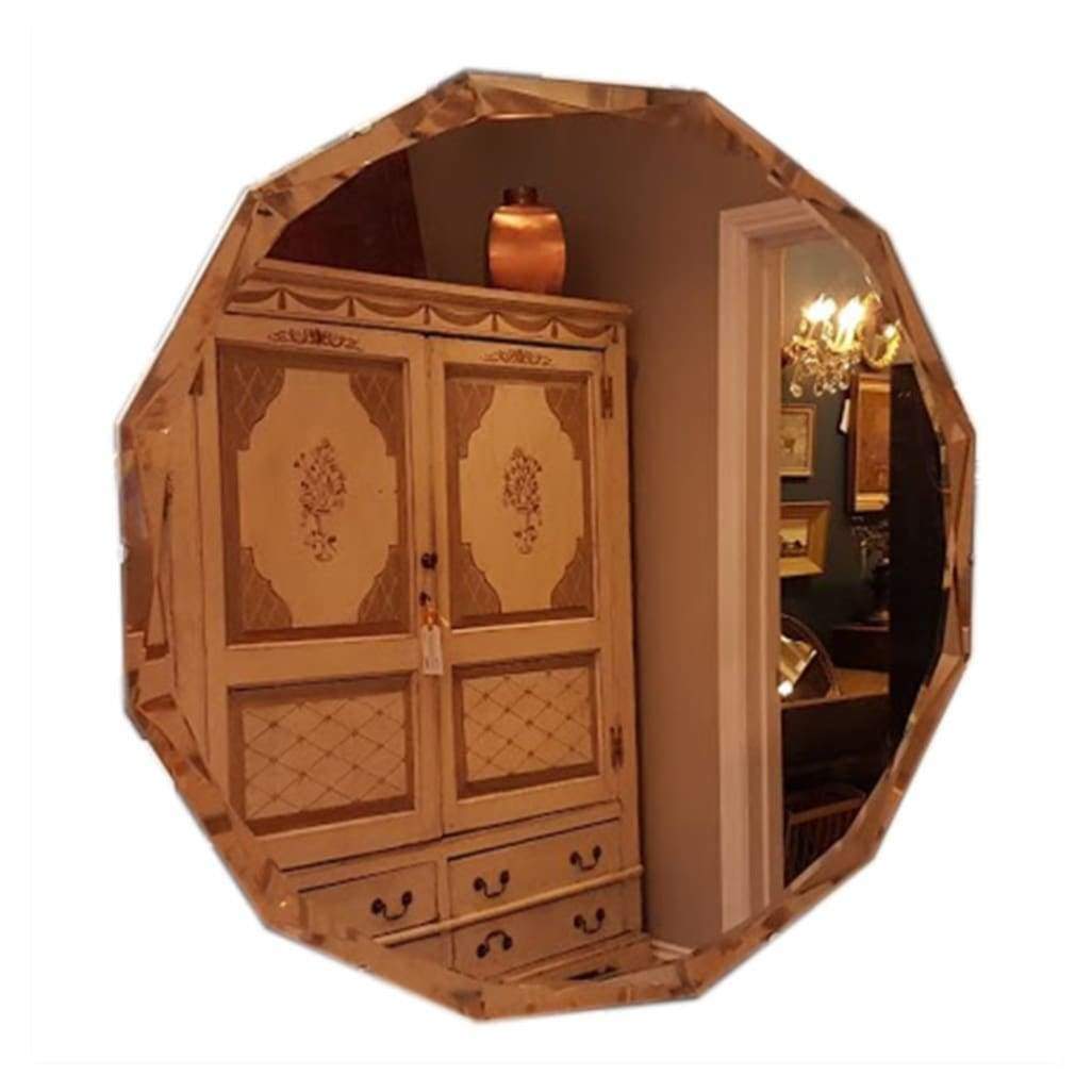 Mirrors - Rose Gold Art Deco Mirror