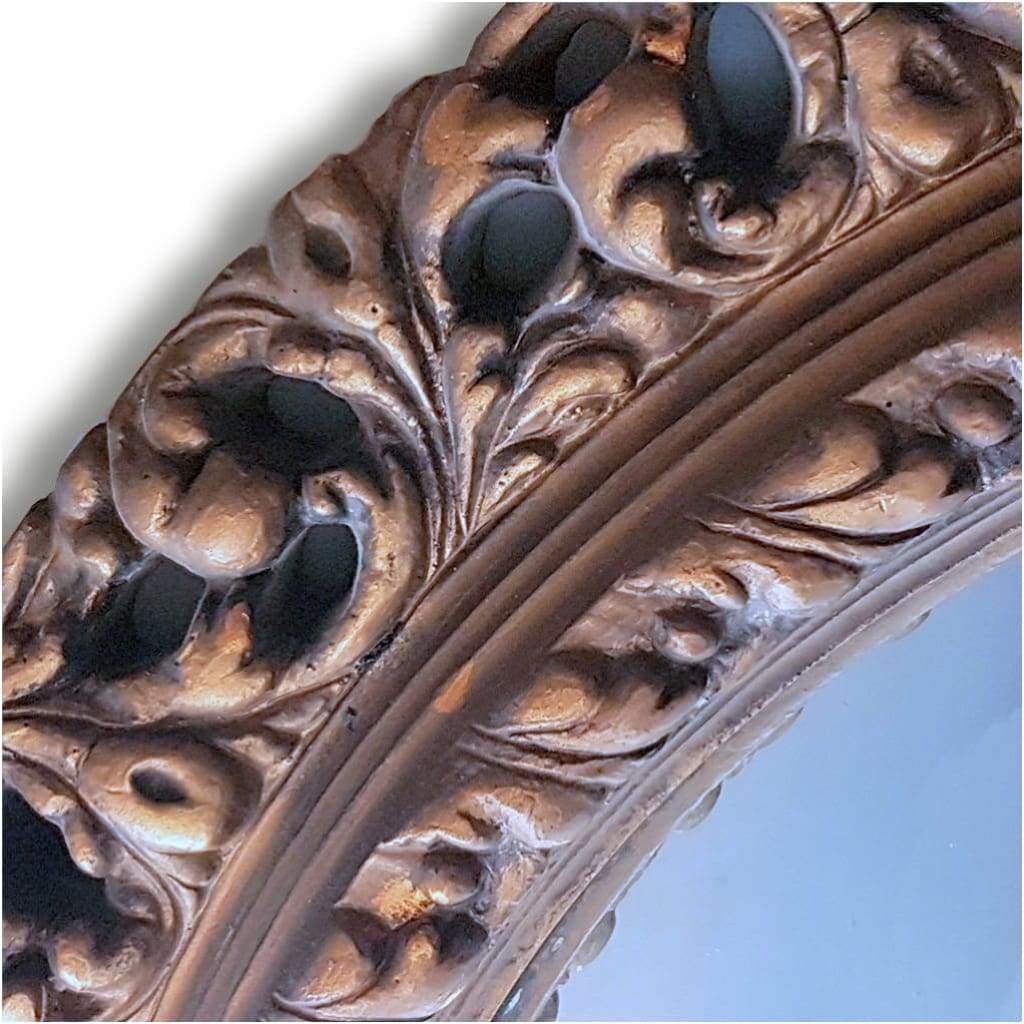 Mirrors - Vintage Gilt Convex Mirror