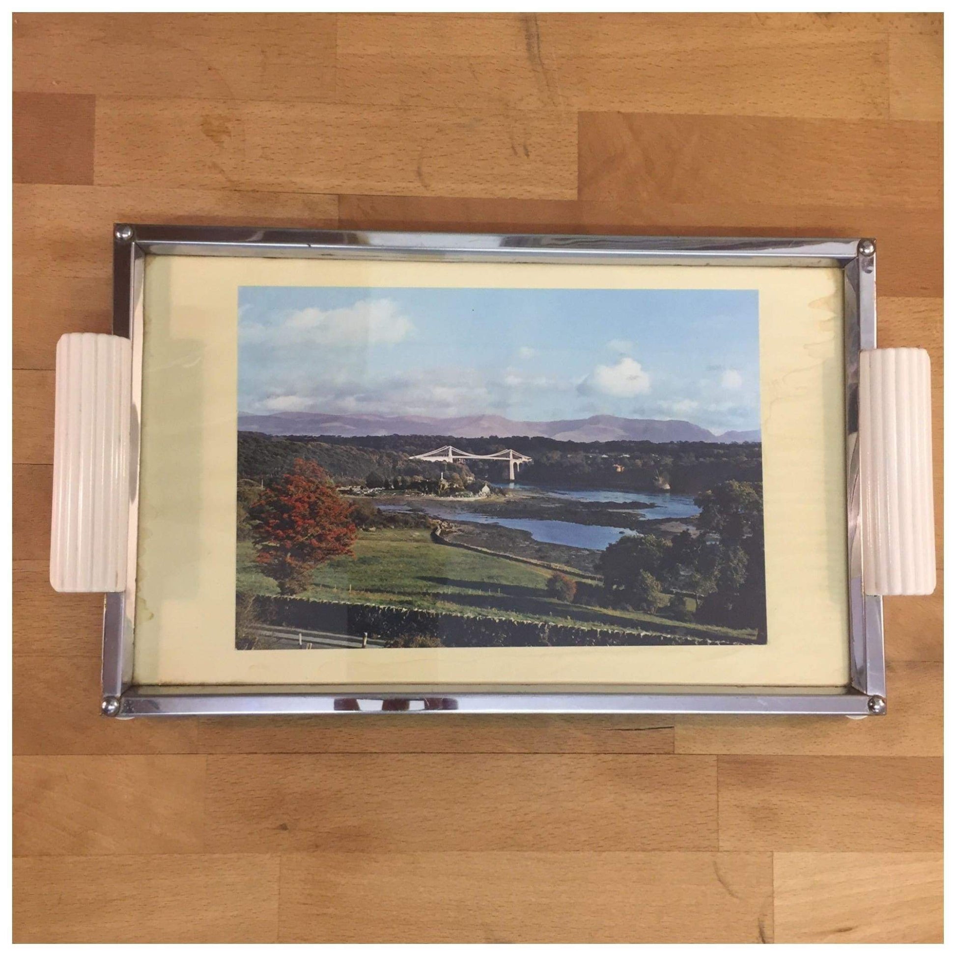 Miscellaneous - Art Deco Chrome & Bakelite Tray